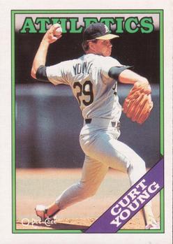 1988 O-Pee-Chee Baseball Cards 103     Curt Young